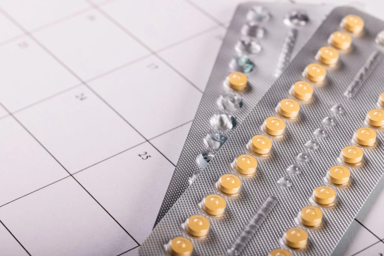 anticonceptie strips closeup